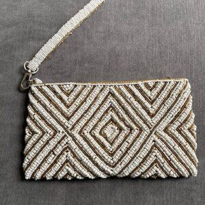 Tommy Bahama Beaded clutch / wristlet.
